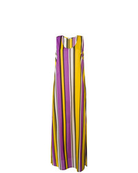 Robe longue à rayures verticales multicolore P.A.R.O.S.H.