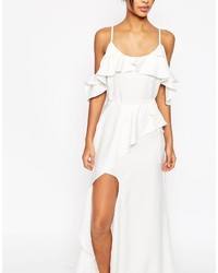 Robe longue beige Asos