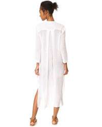 Robe longue blanche Enza Costa