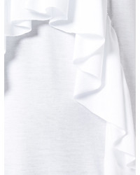 Robe longue blanche MSGM