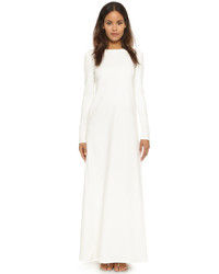 Robe longue blanche