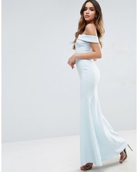 Robe longue bleu clair Club L