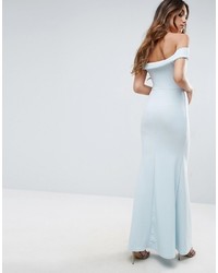 Robe longue bleu clair Club L