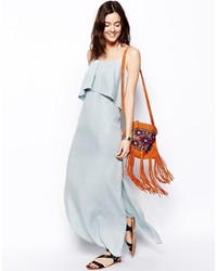 Robe longue bleu clair Asos