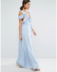 Robe longue bleu clair Asos