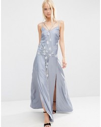 Robe longue bleu clair Asos