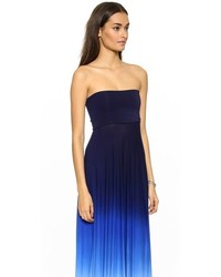 Robe longue bleu marine Young Fabulous & Broke