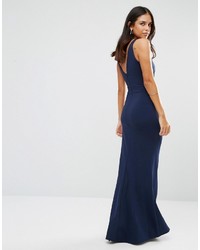 Robe longue bleu marine Jessica Wright