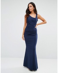 Robe longue bleu marine Jessica Wright