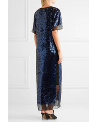 Robe longue bleu marine By Malene Birger