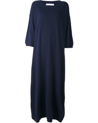 Robe longue bleu marine Societe Anonyme