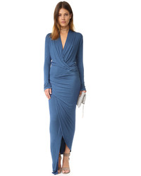 Robe longue bleue Young Fabulous & Broke