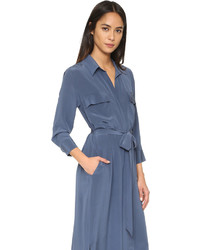 Robe longue bleue L'Agence