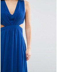 Robe longue bleue Asos