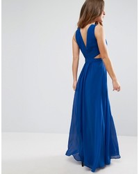 Robe longue bleue Asos