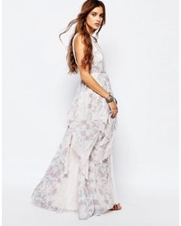 Robe longue en dentelle blanche Free People