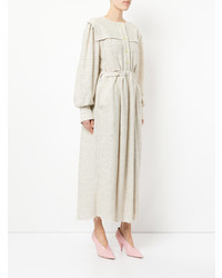 Robe longue en lin beige Walk Of Shame