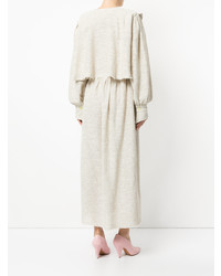 Robe longue en lin beige Walk Of Shame