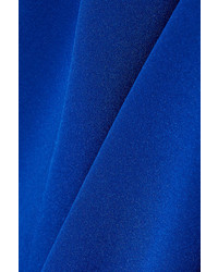 Robe longue en soie découpée bleue Cushnie et Ochs