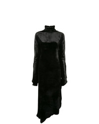 Robe longue en velours noire Paula Knorr