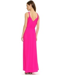 Robe longue fuchsia Susana Monaco