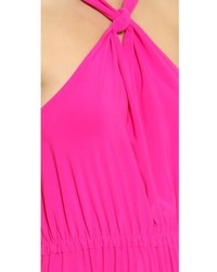 Robe longue fuchsia Susana Monaco