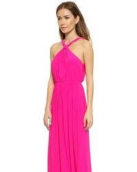 Robe longue fuchsia Susana Monaco