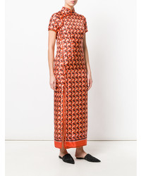 Robe longue imprimée orange F.R.S For Restless Sleepers