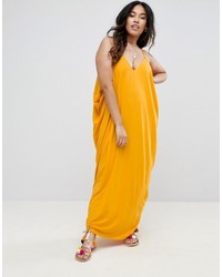 Robe longue jaune Asos