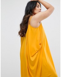 Robe longue jaune Asos