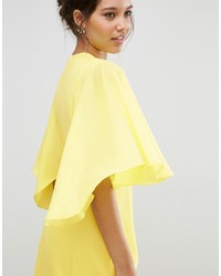 Robe longue jaune Asos