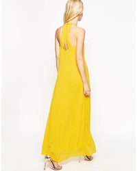 Robe longue jaune Asos