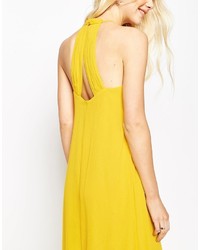 Robe longue jaune Asos