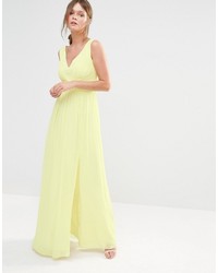 Robe longue jaune Little Mistress