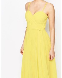 Robe longue jaune Forever Unique