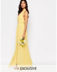 Robe longue jaune TFNC