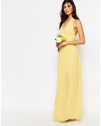 Robe longue jaune TFNC