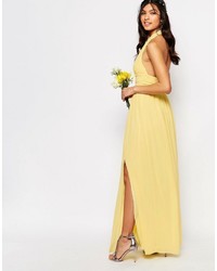 Robe longue jaune TFNC