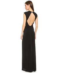 Robe longue noire Rachel Zoe