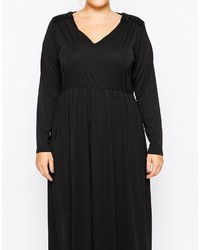 Robe longue noire