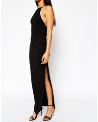 Robe longue noire Asos