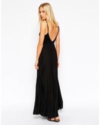 Robe longue noire Asos