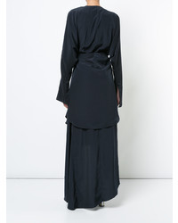 Robe longue noire A.W.A.K.E.