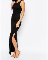 Robe longue noire Club L