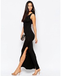 Robe longue noire Club L