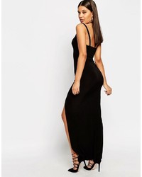 Robe longue noire Club L