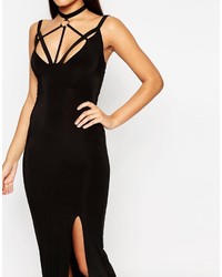 Robe longue noire Club L