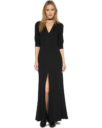 Robe longue noire Lanston