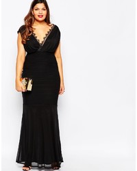 Robe longue noire