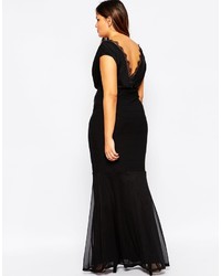 Robe longue noire